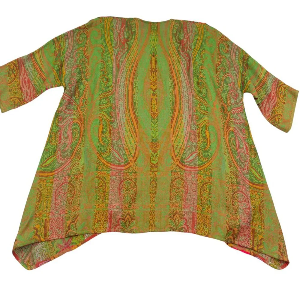 Soft Surroundings flat fit kimono