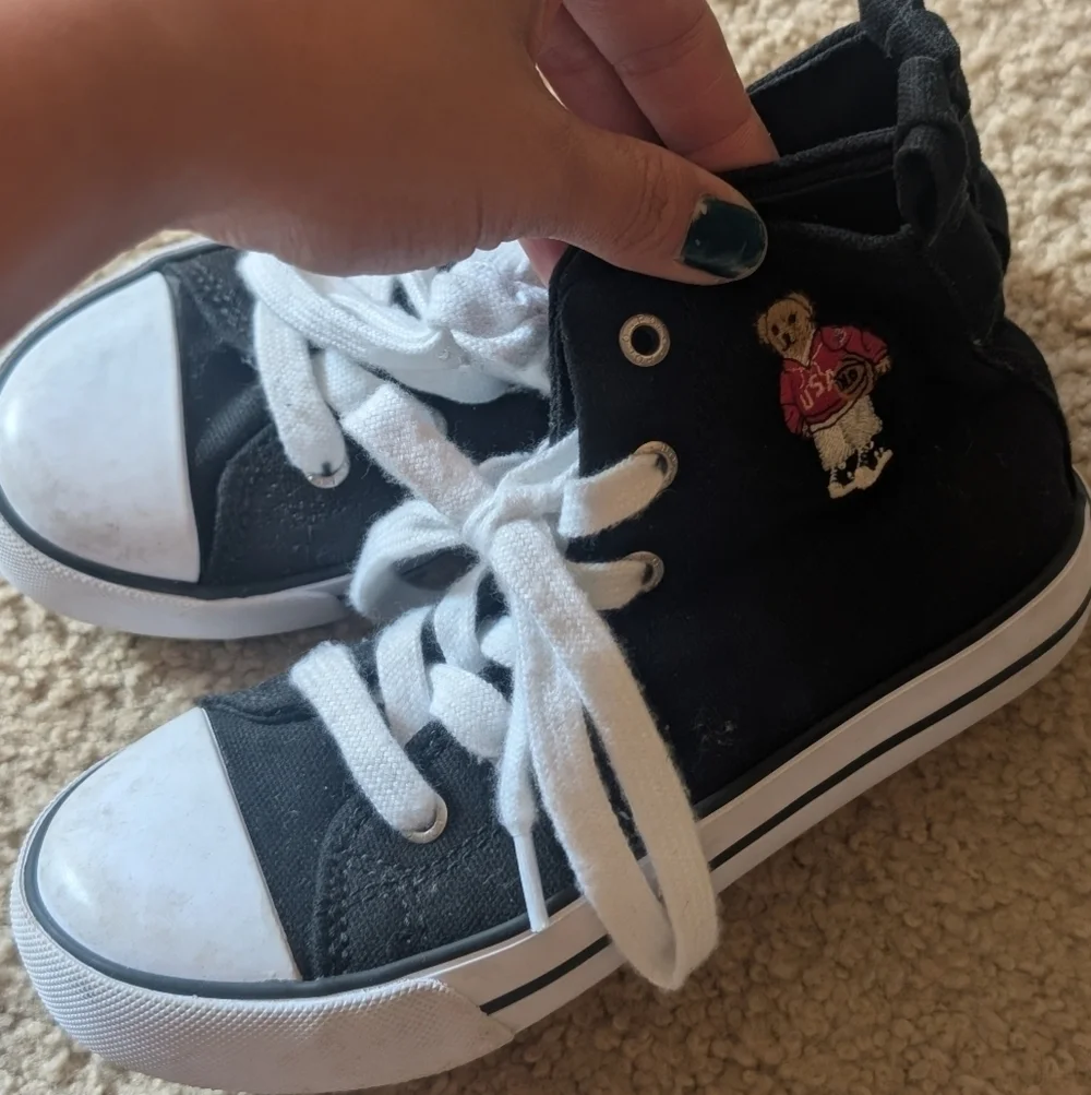 Polo Ralph Lauren Hamptyn Hill Bear Sneakers Size 12