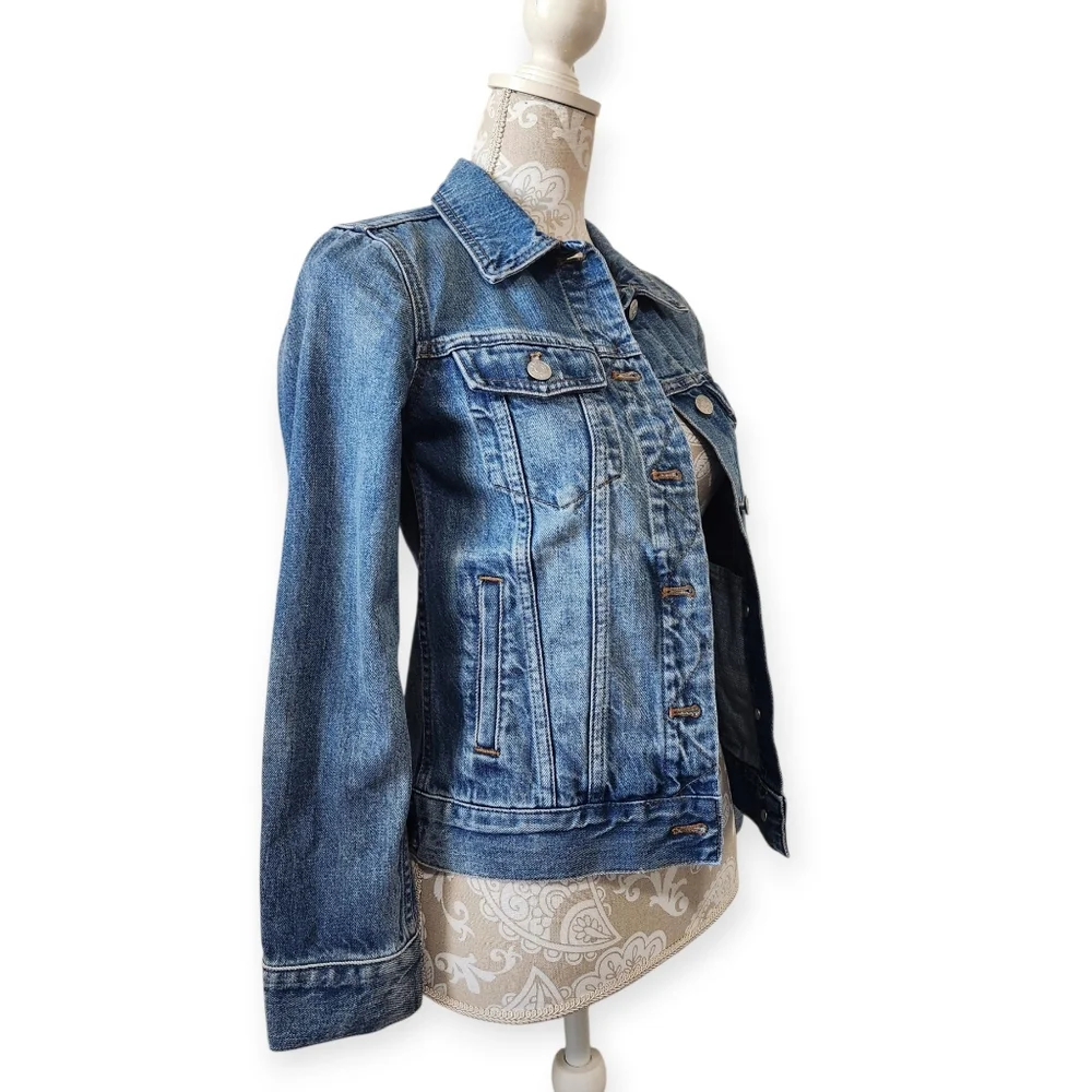 Madewell Classic Trucker Boho Denim Jacket Size XXS