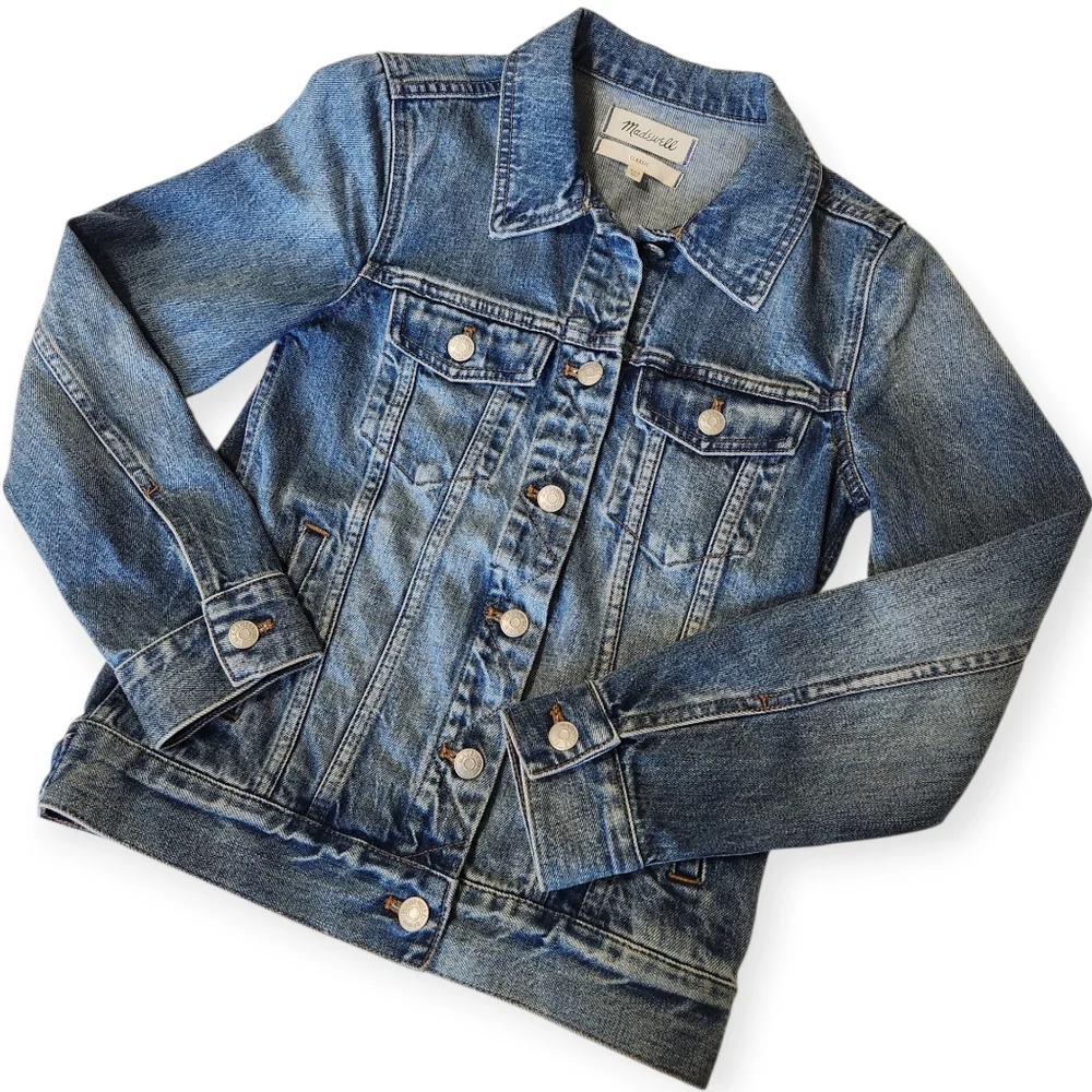 Madewell Classic Trucker Boho Denim Jacket Size XXS