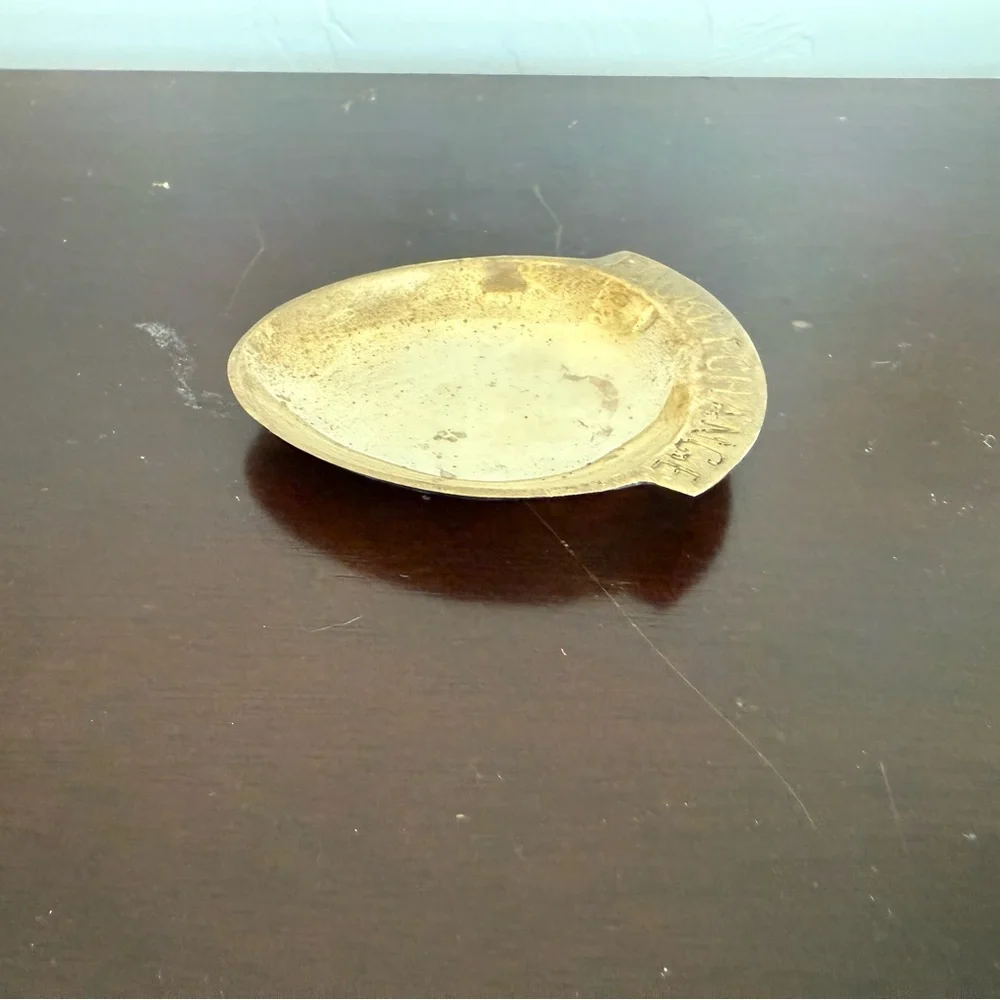 Vintage‎ Solid Brass “Pocket Change” Dish trinket decor