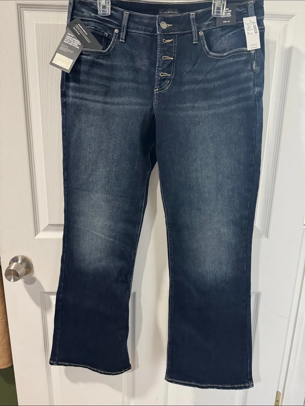 Silver Jeans Women’s Dark Indigo Boot Cut Jeans