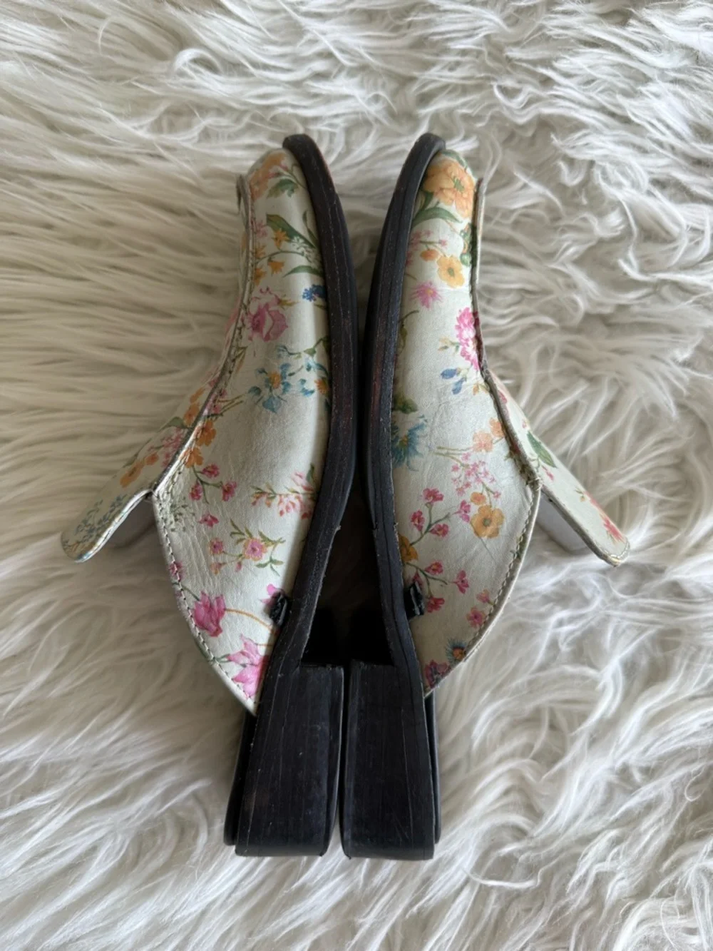 Free People Vida Floral Loafer Mules