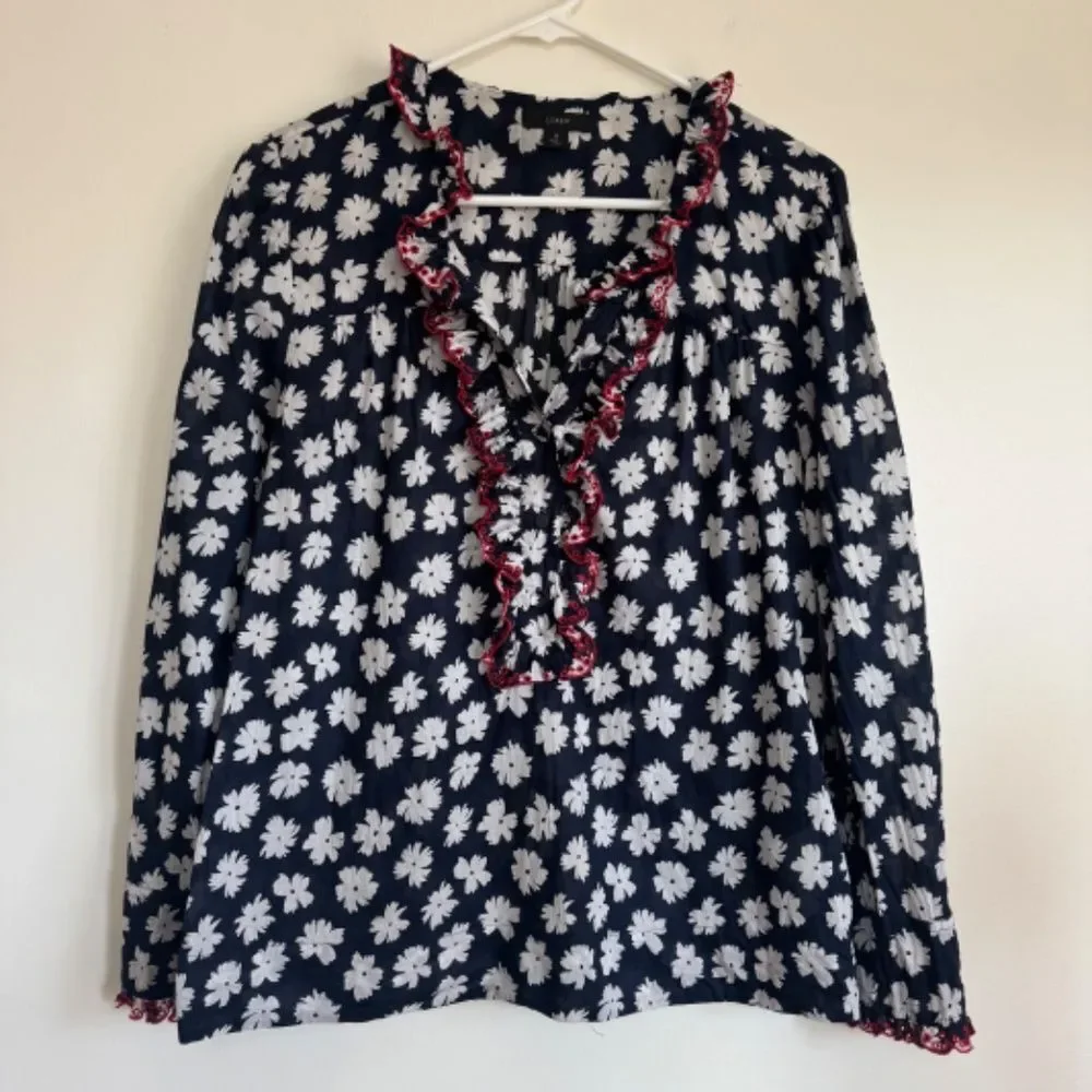 J. Crew crew embroidered