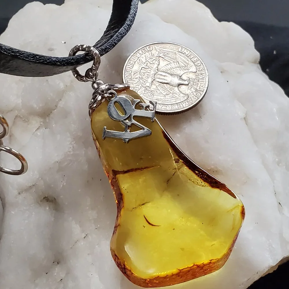 Silver Amber Jewelry love genuine