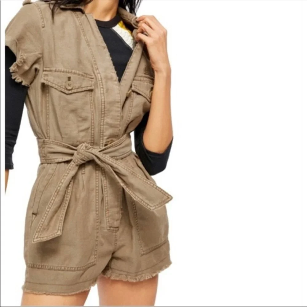 Free People Off the Beaten Path Romper L
