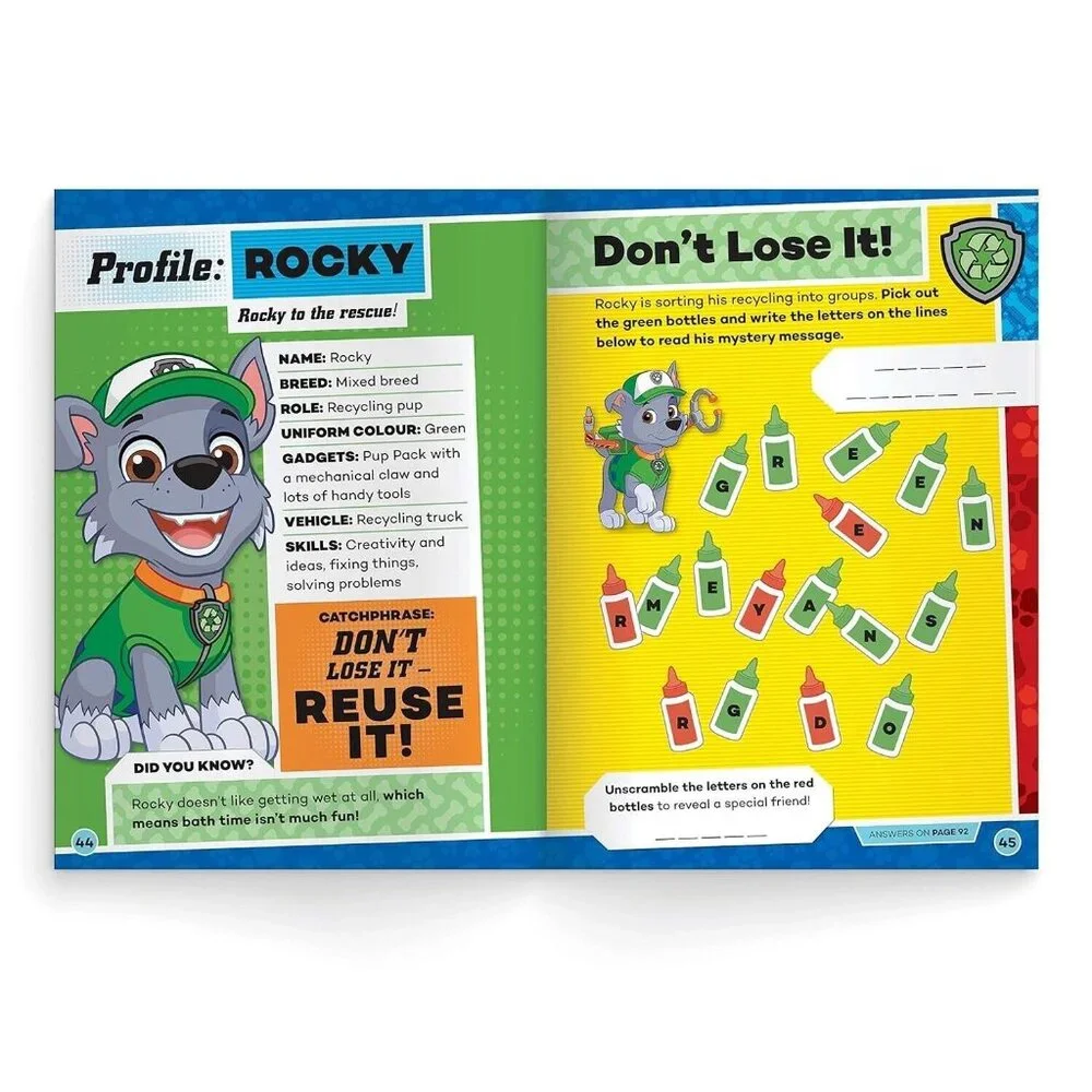 Paw Patrol as includes