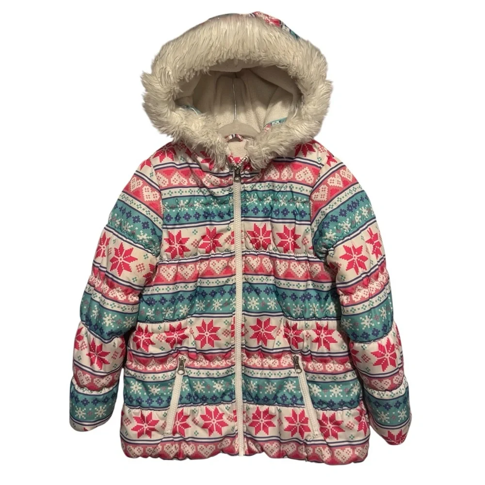 Carter's Nordic Puffer Coat Hooded Winter Snow Pants 6X