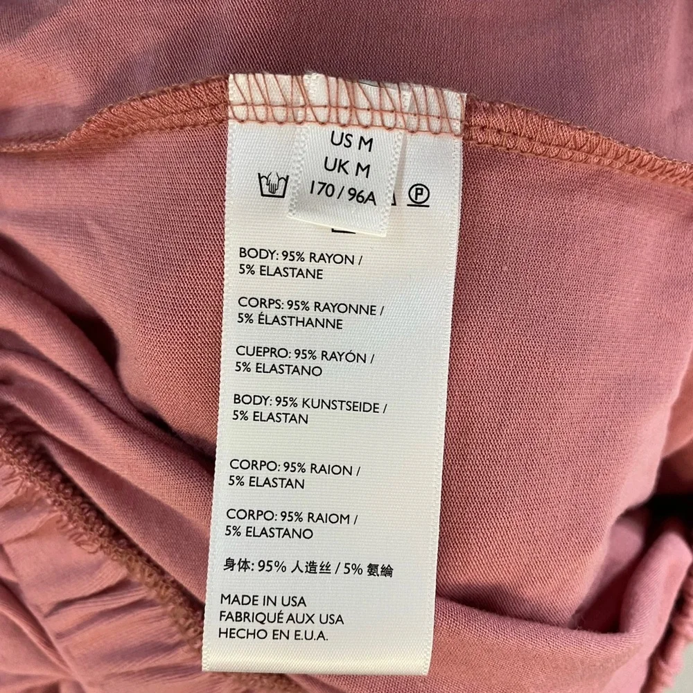 Free People Dusty Rose One-Shoulder Jumpsuit