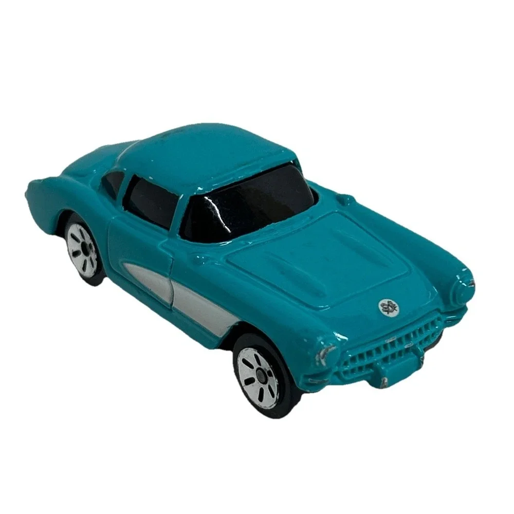 Maisto '57 Chevrolet‎ Corvette Aqua Fresh Metal 1:64 Car  VGC
