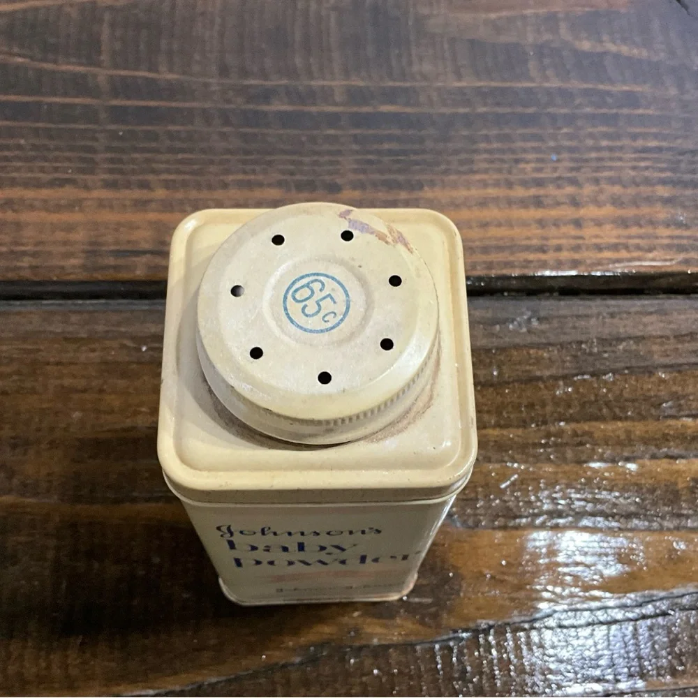 Vintage Johnson & Johnson’s Powder Tin Only Collectible USA