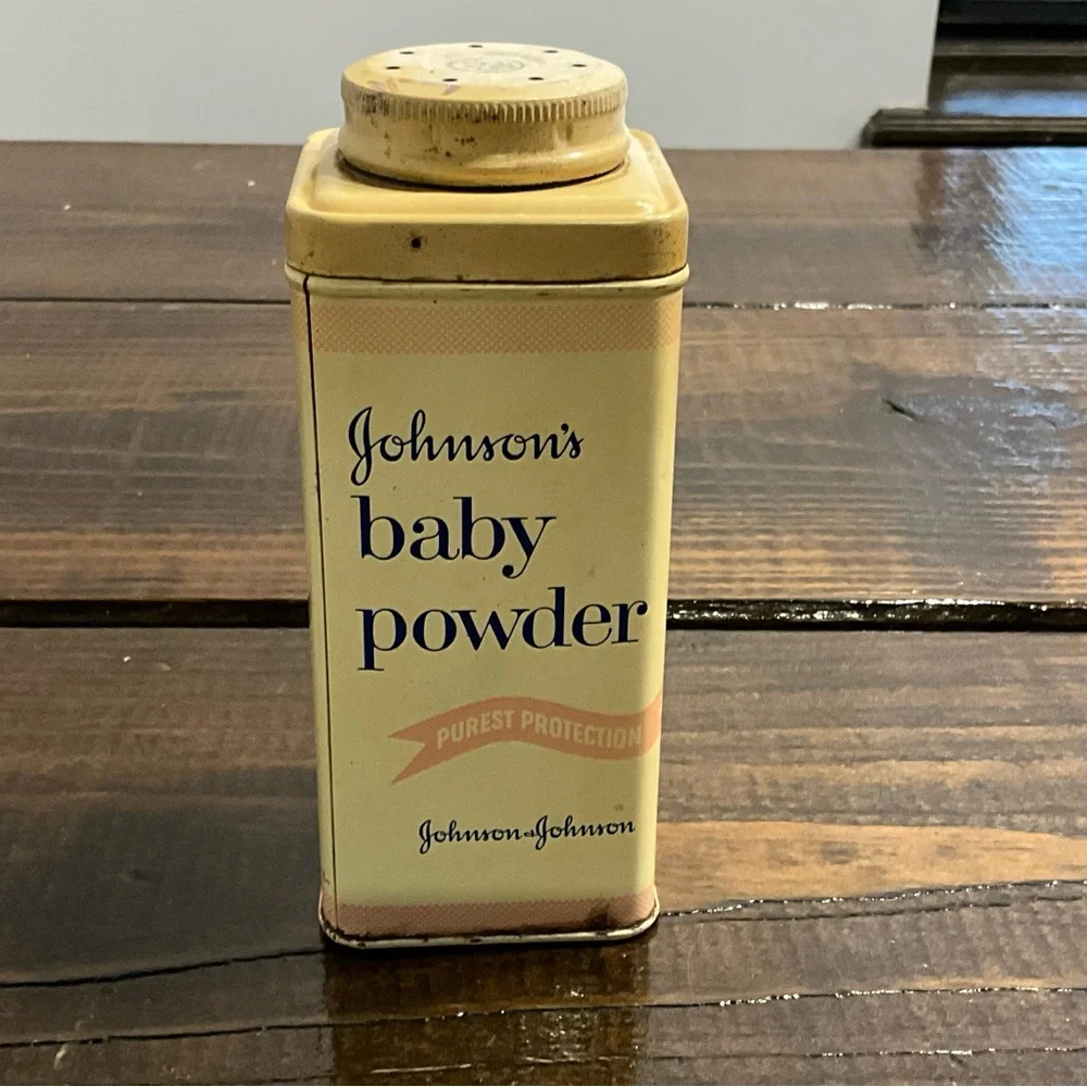 Vintage Johnson & Johnson’s Powder Tin Only Collectible USA