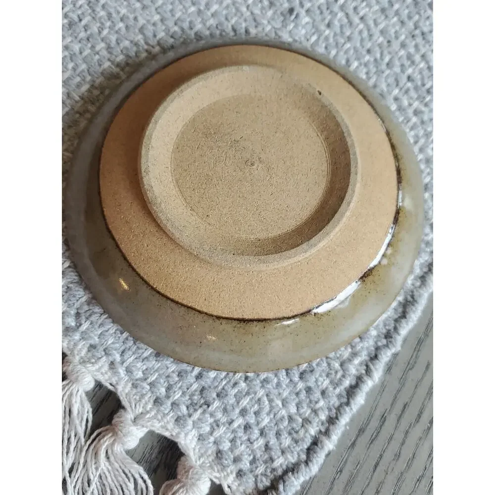 2 Vtg Japanese Pottery Small Ceramic Bowl Hand Painted 6