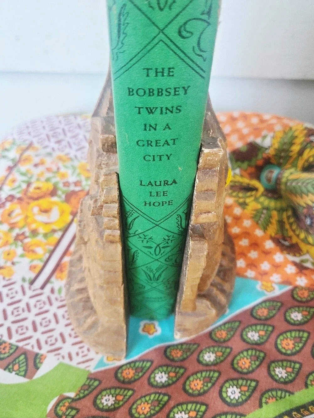 Vintage 70's Hand-Carved Soap Stone Owl Bookends