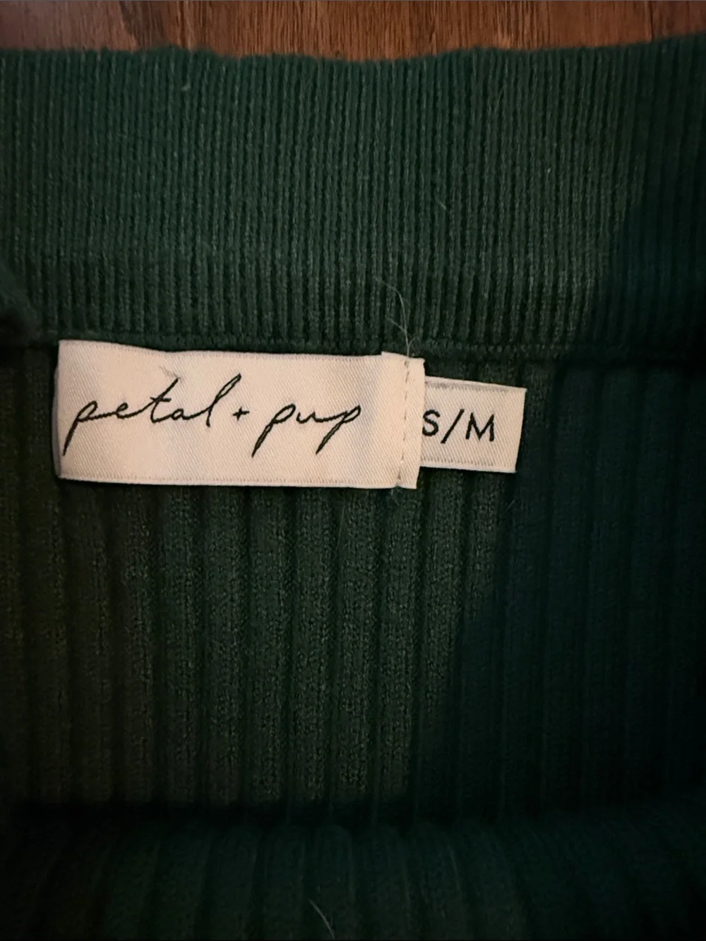Petal & Pup ribbed knit