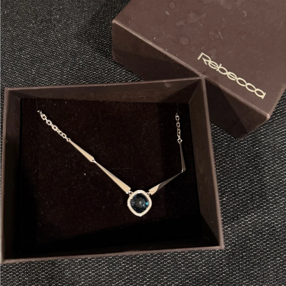 REBECCA Silver Necklace