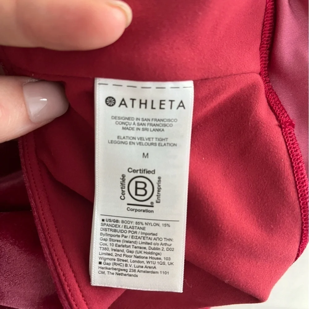 Athleta elation velvet