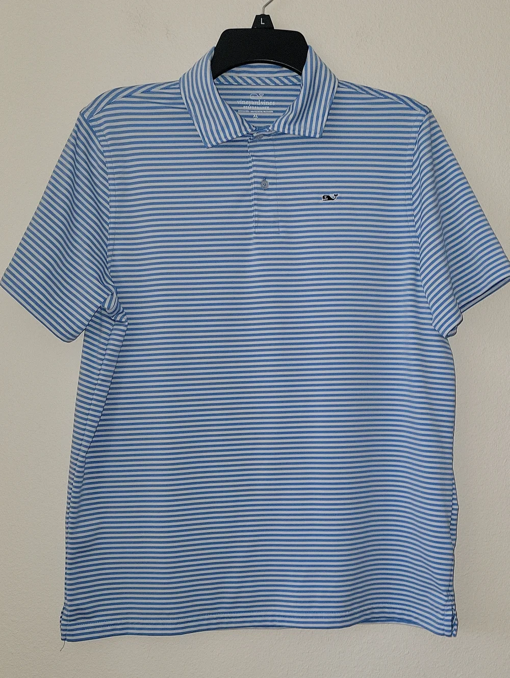 Vineyard Vines Boys XL(18) Bradley Stripe Sankaty Polo Shirt, Like New