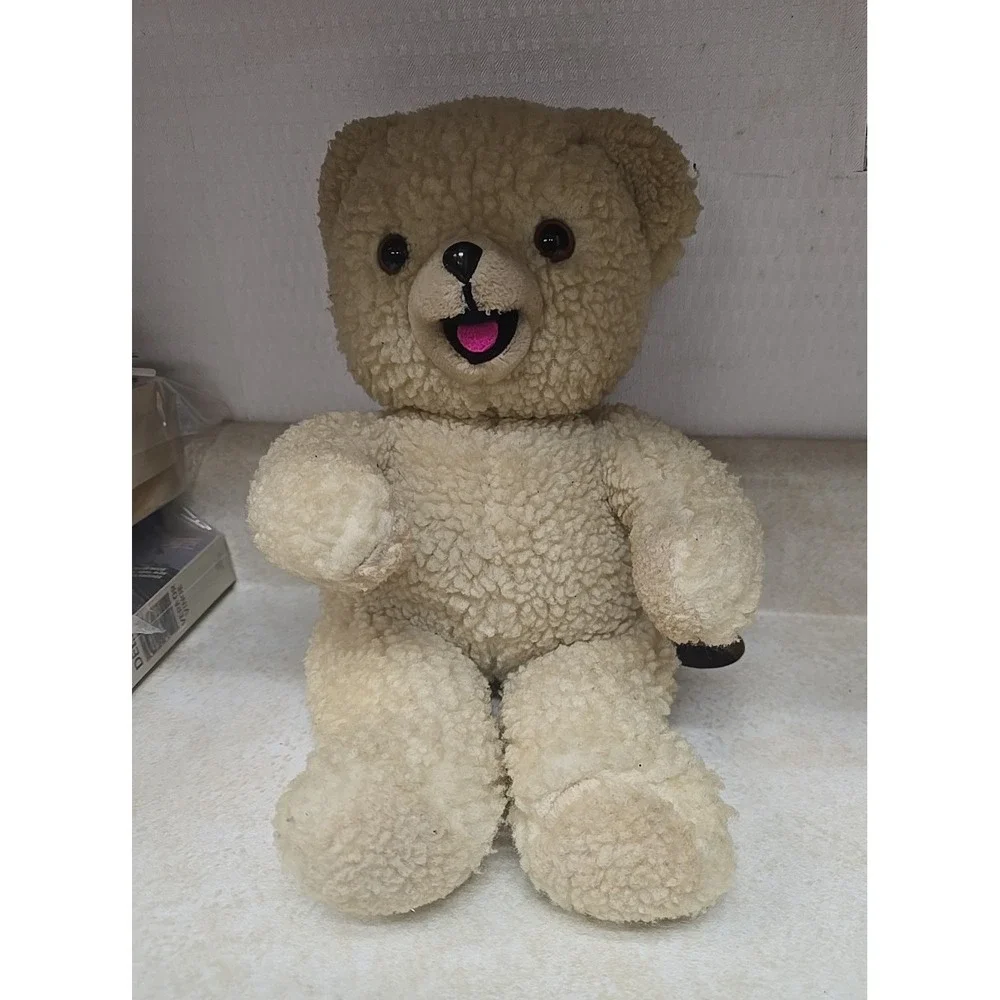 Vtg Russ Berrie Snuggle Teddy Bear Soft Cute Cuddle Plush Stuffed Animal Toy 17