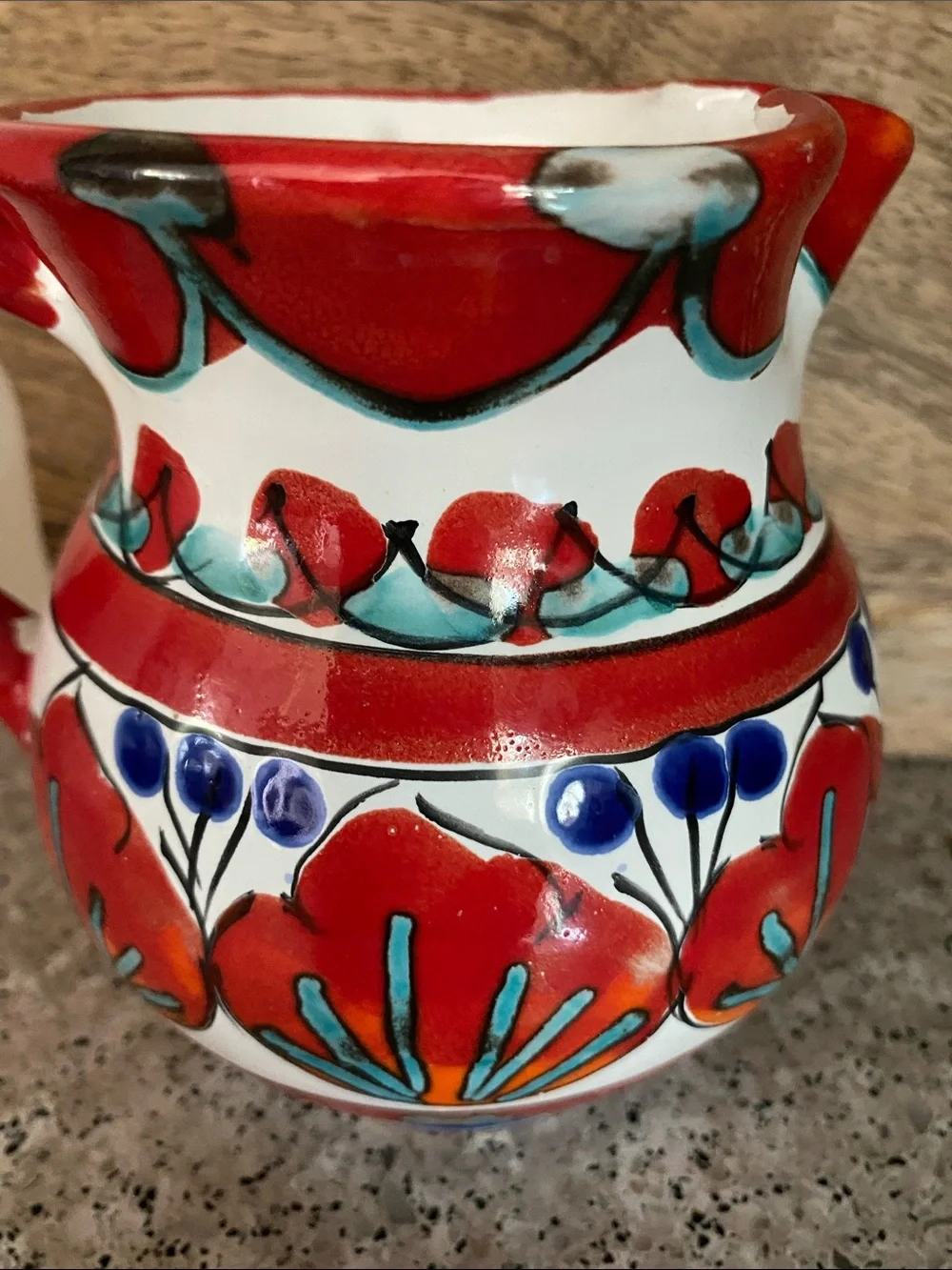Hand Made in Italy berry ceramic