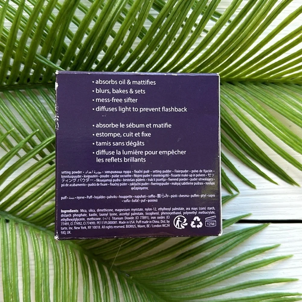 NIB Tarte Shape Tape Setting Powder Tan-Deep