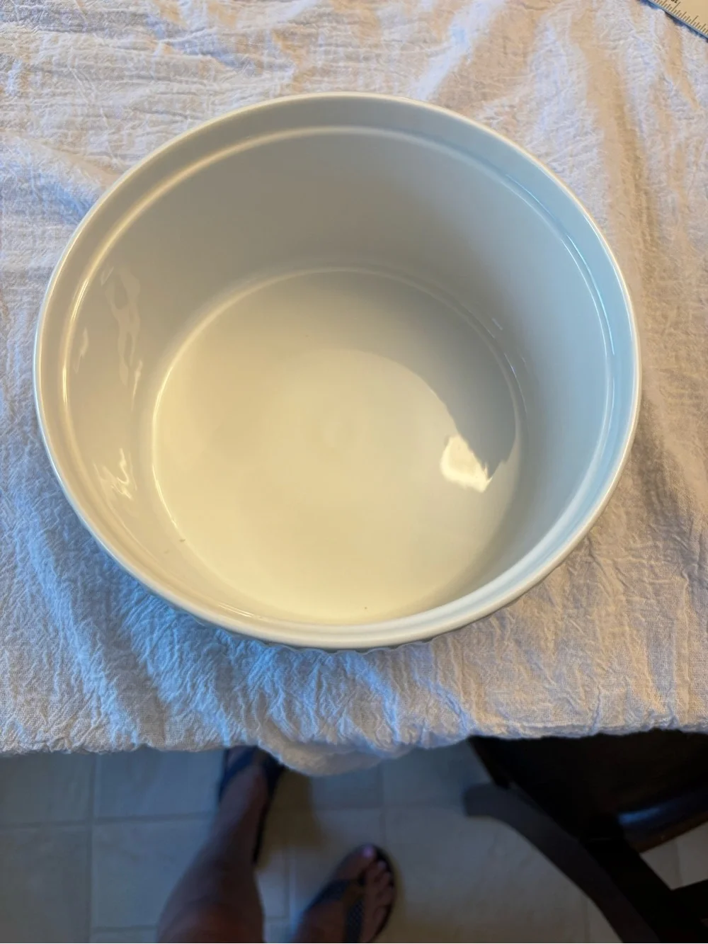 Crate&Barrel white ceramic