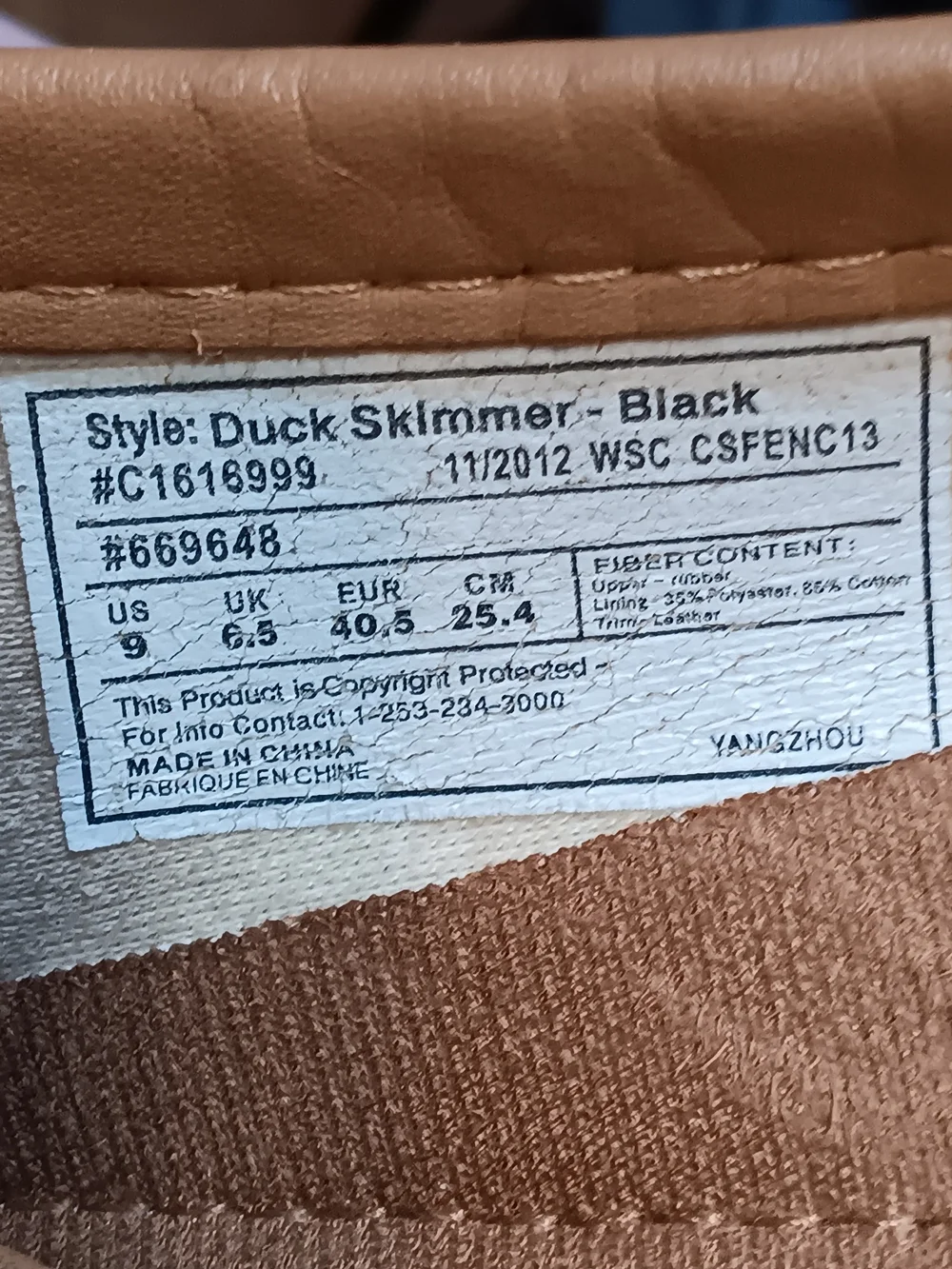 chooka black tan