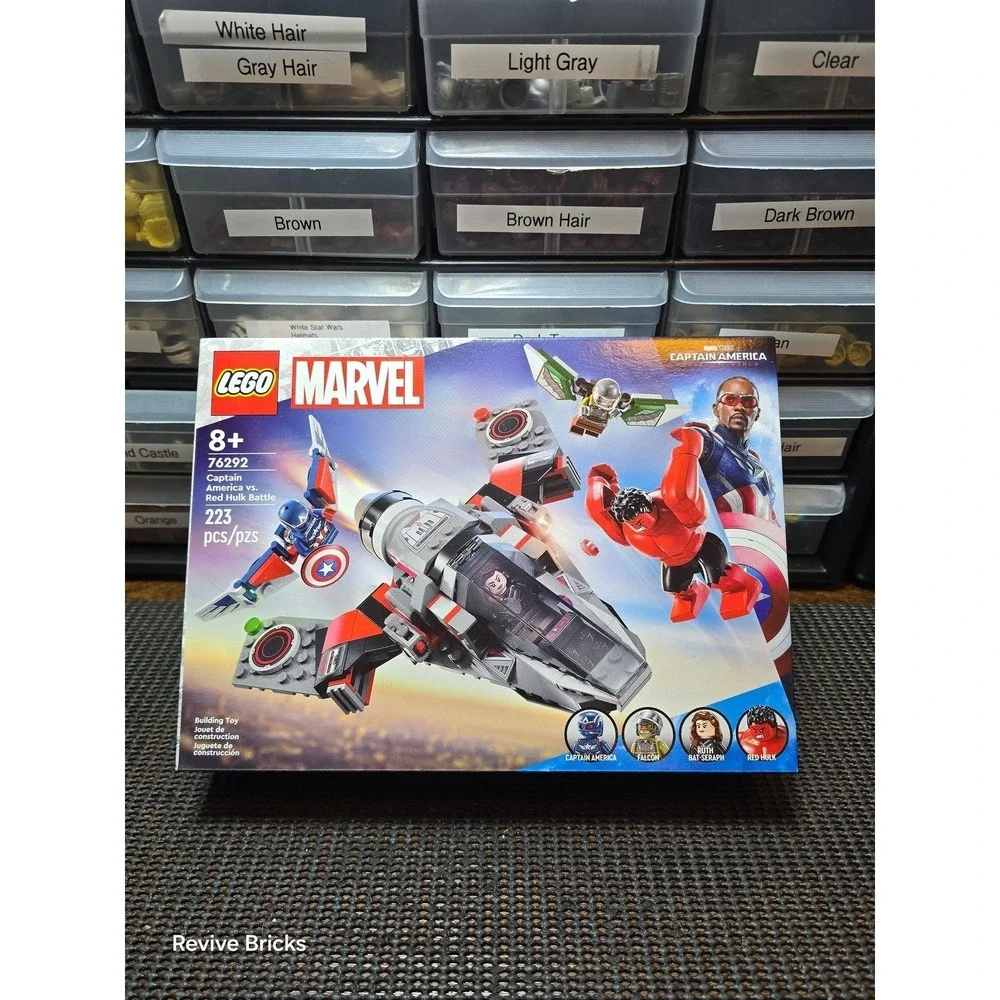Set - Marvel - 76292 - Captain America vs. Red‎ Hulk Battle