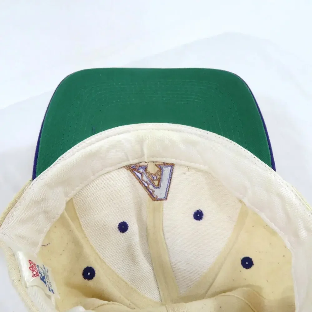 AZ Diamondbacks Hat, Baseball, Ivory Purple Green, Snapback Y2K