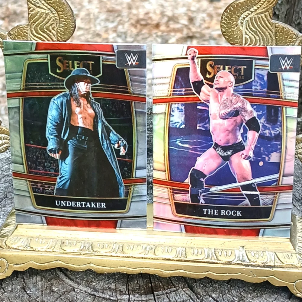 WWE WRESTLING Select Trading Cards - The Rock and Undertaker COLLECTIBLE