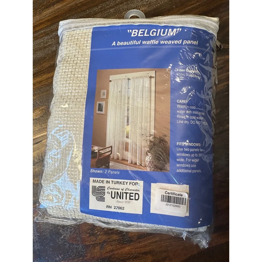 United Curtains of Character waffle weaved