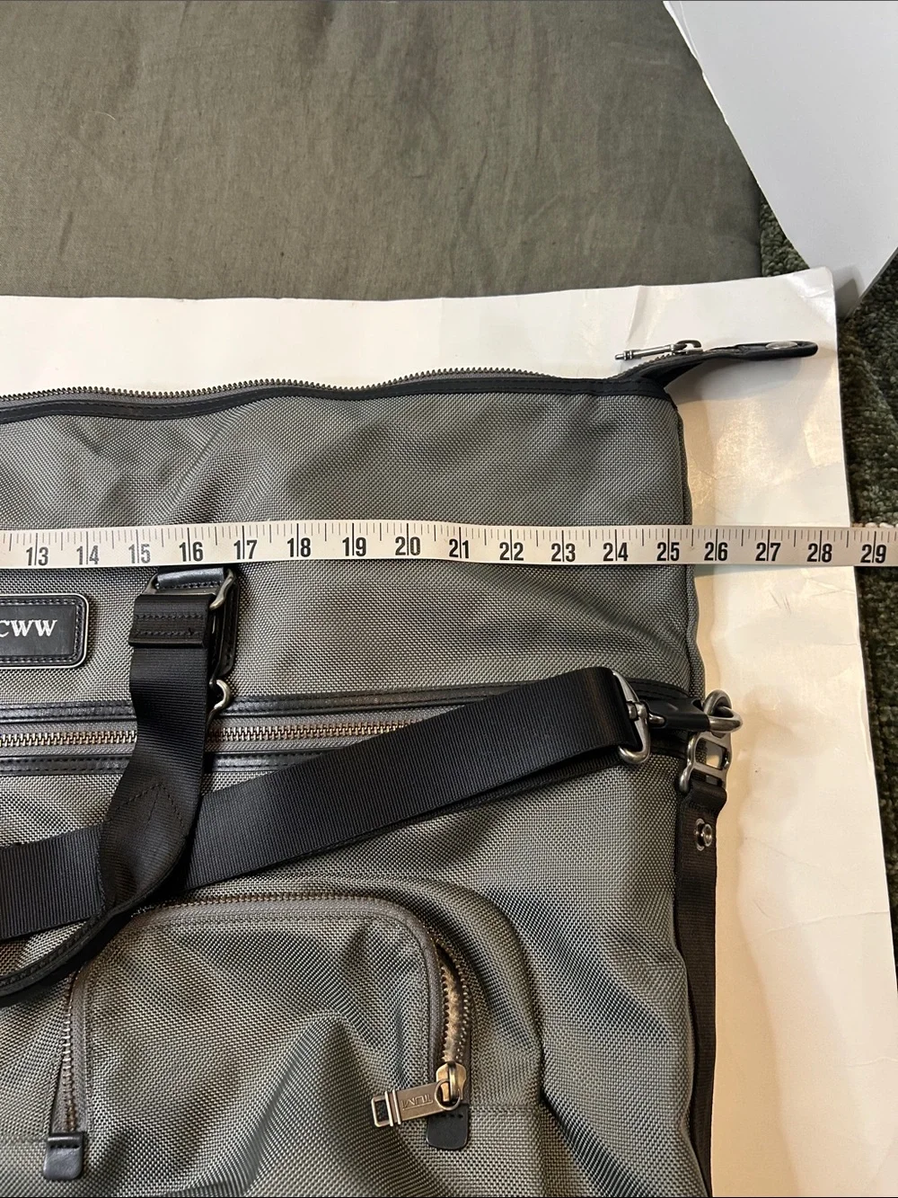 Tumi durable gray