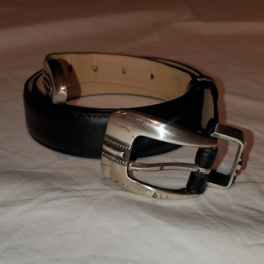 Silpada black leather