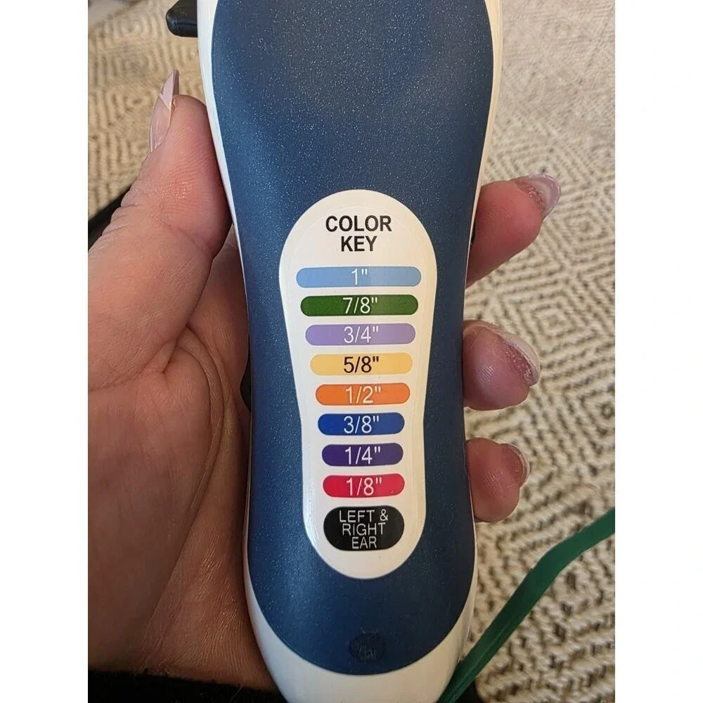 Wahl Color Pro‎ Corded Hair Clipper Kit Model MC3 Color Coded Guides Case H1