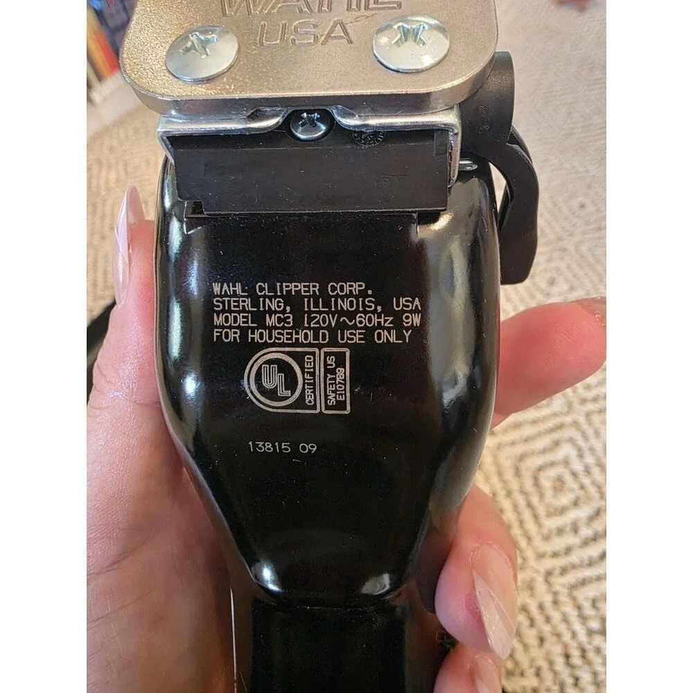 Wahl Color Pro‎ Corded Hair Clipper Kit Model MC3 Color Coded Guides Case H1
