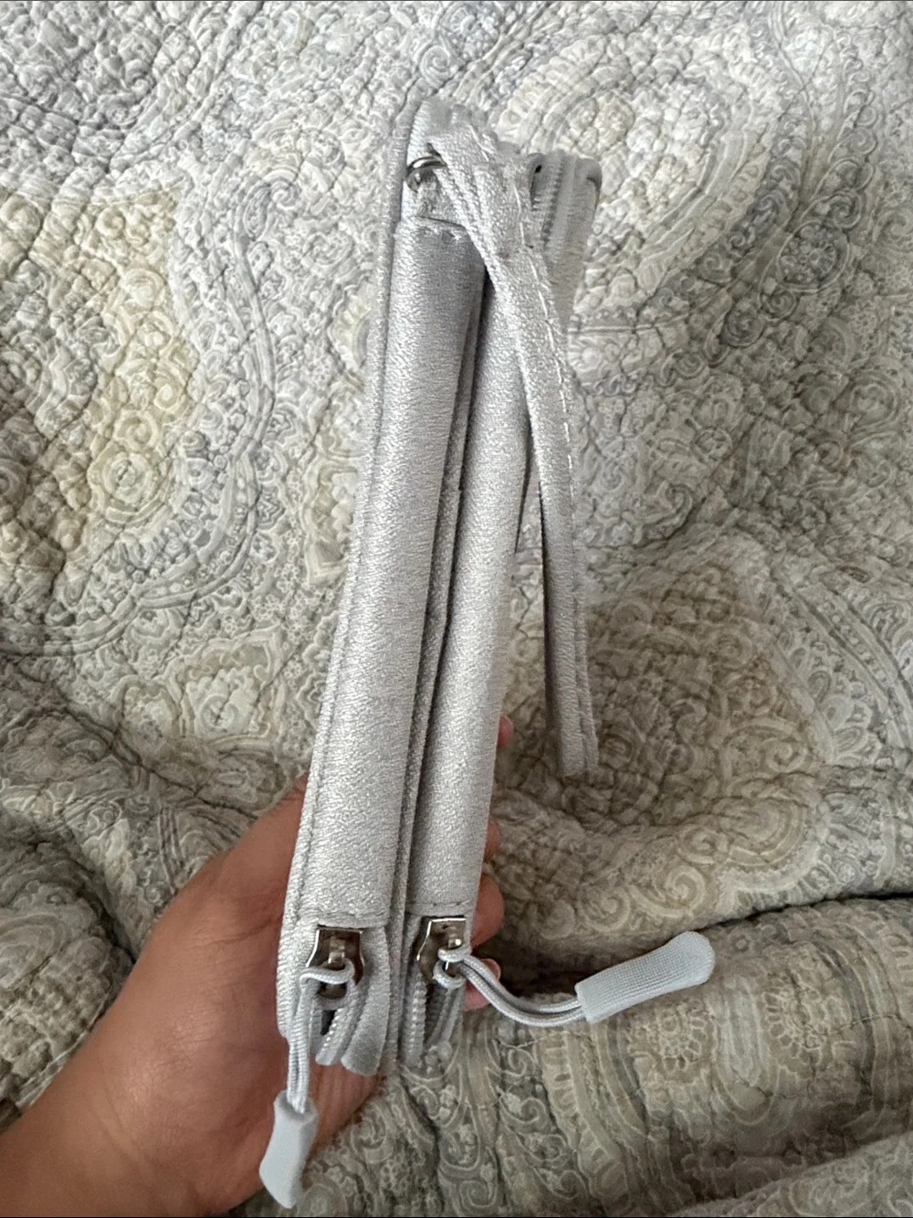 Gray Travel Power Cable Organizer Pouch