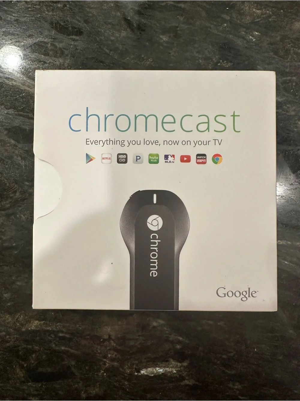 google Chromecast White and Black