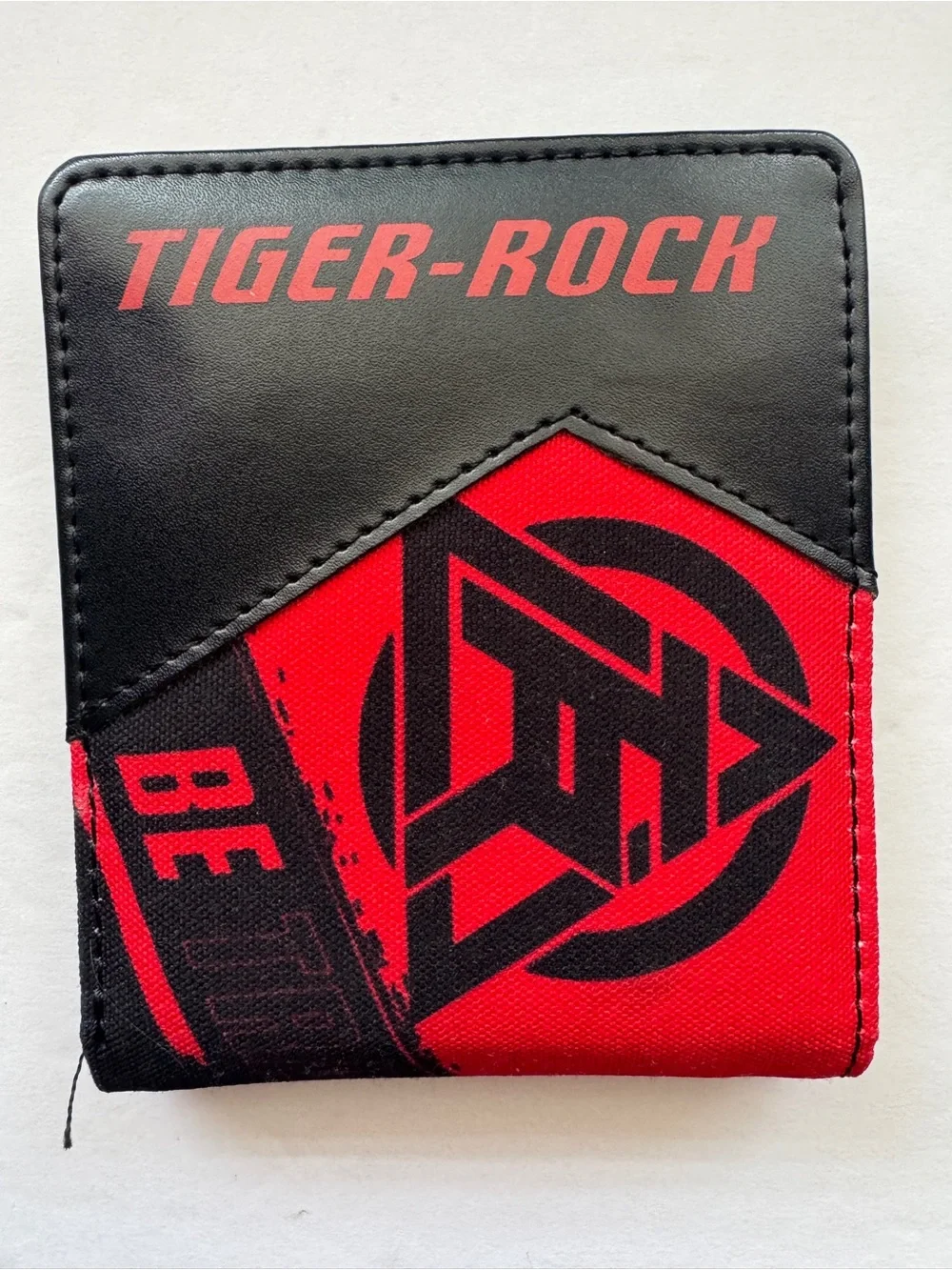 Tiger-Rock Martial Arts Bi-Fold Wallet Black & Red Student Uniform Wallet