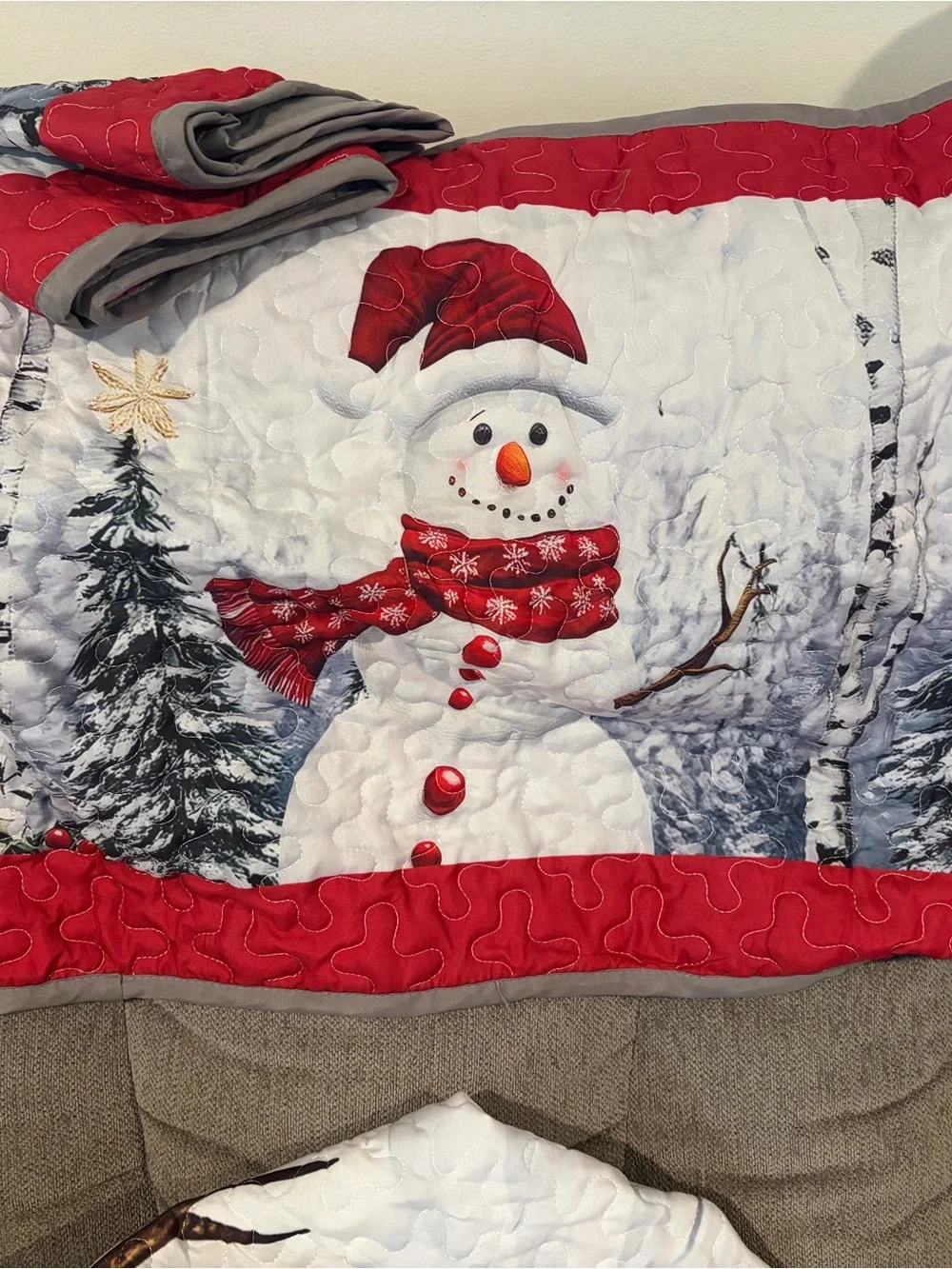None on tag snowman winter