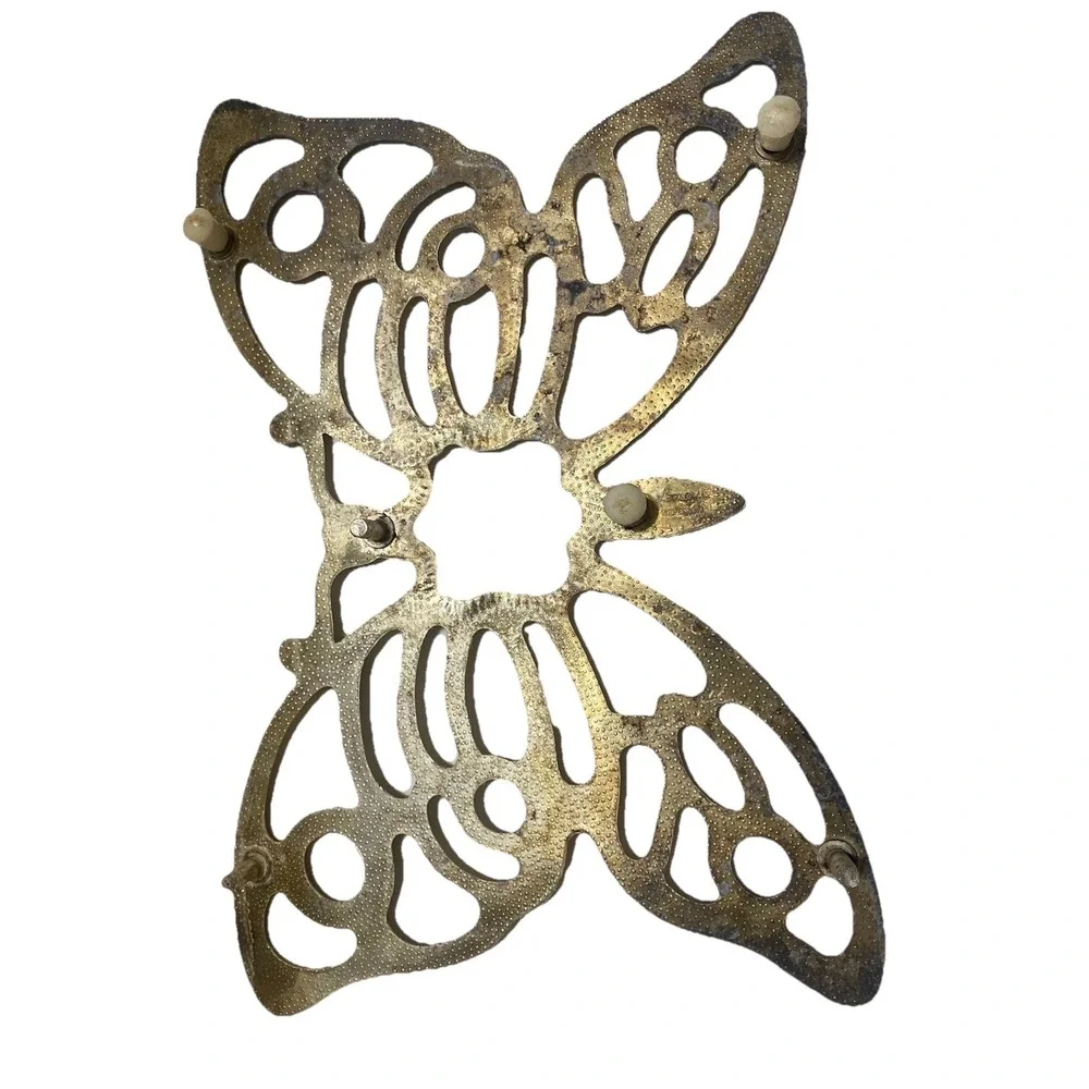 Leonard silverplate butterfly