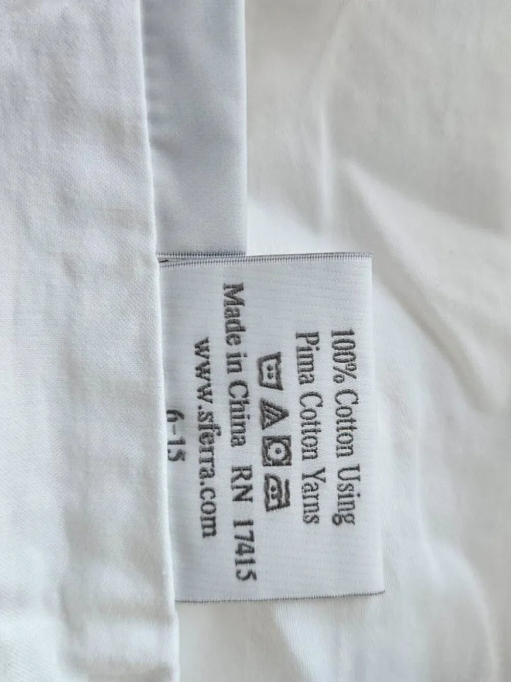 SFERRA Classic White Duvet Cover Queen