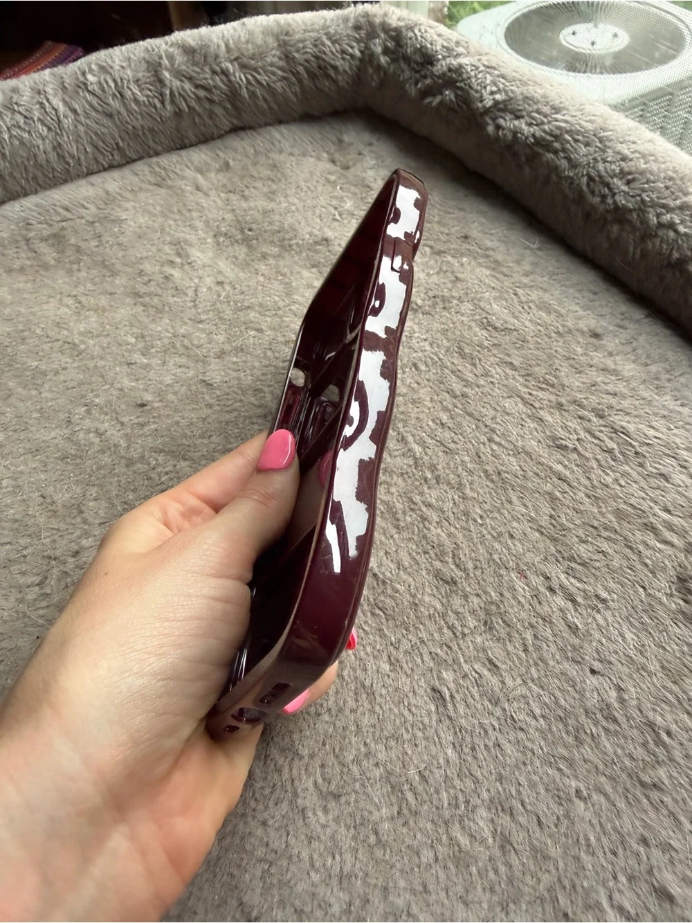 N/A sleek burgundy