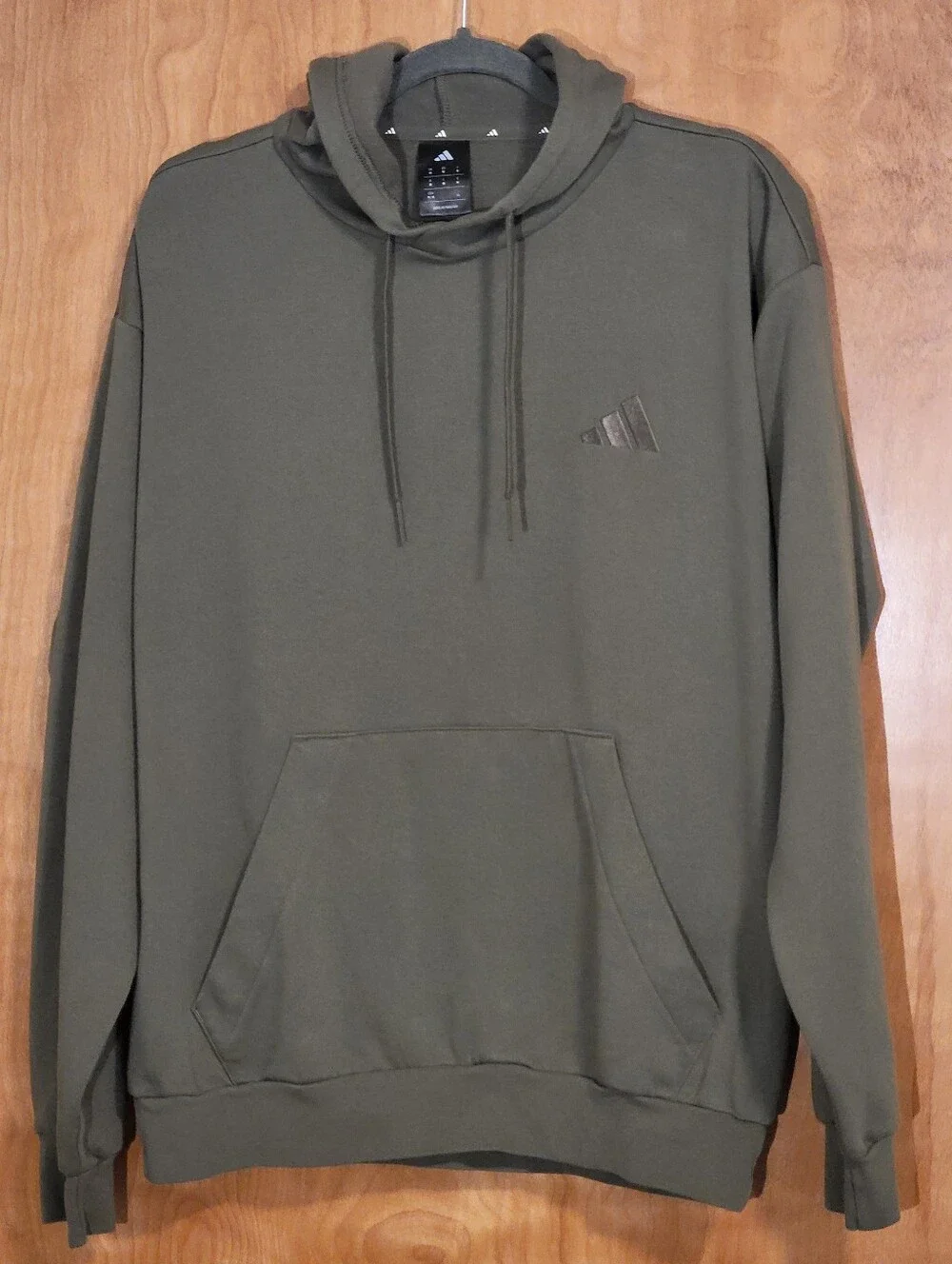 Adidas Men's Medium Olive Green Pullover Hoodie