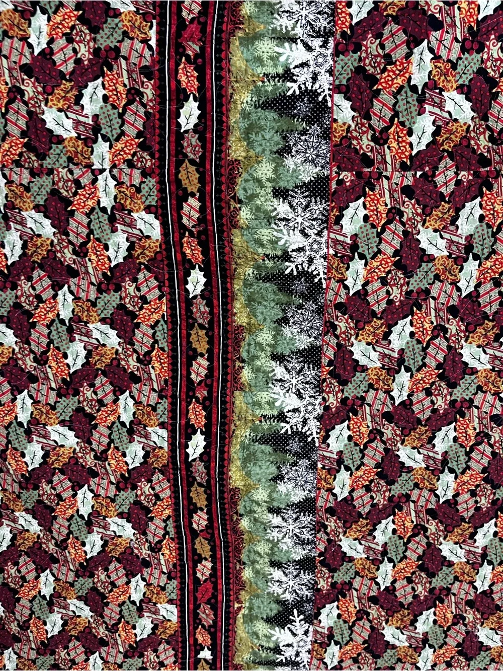 Homemade quilted traditional