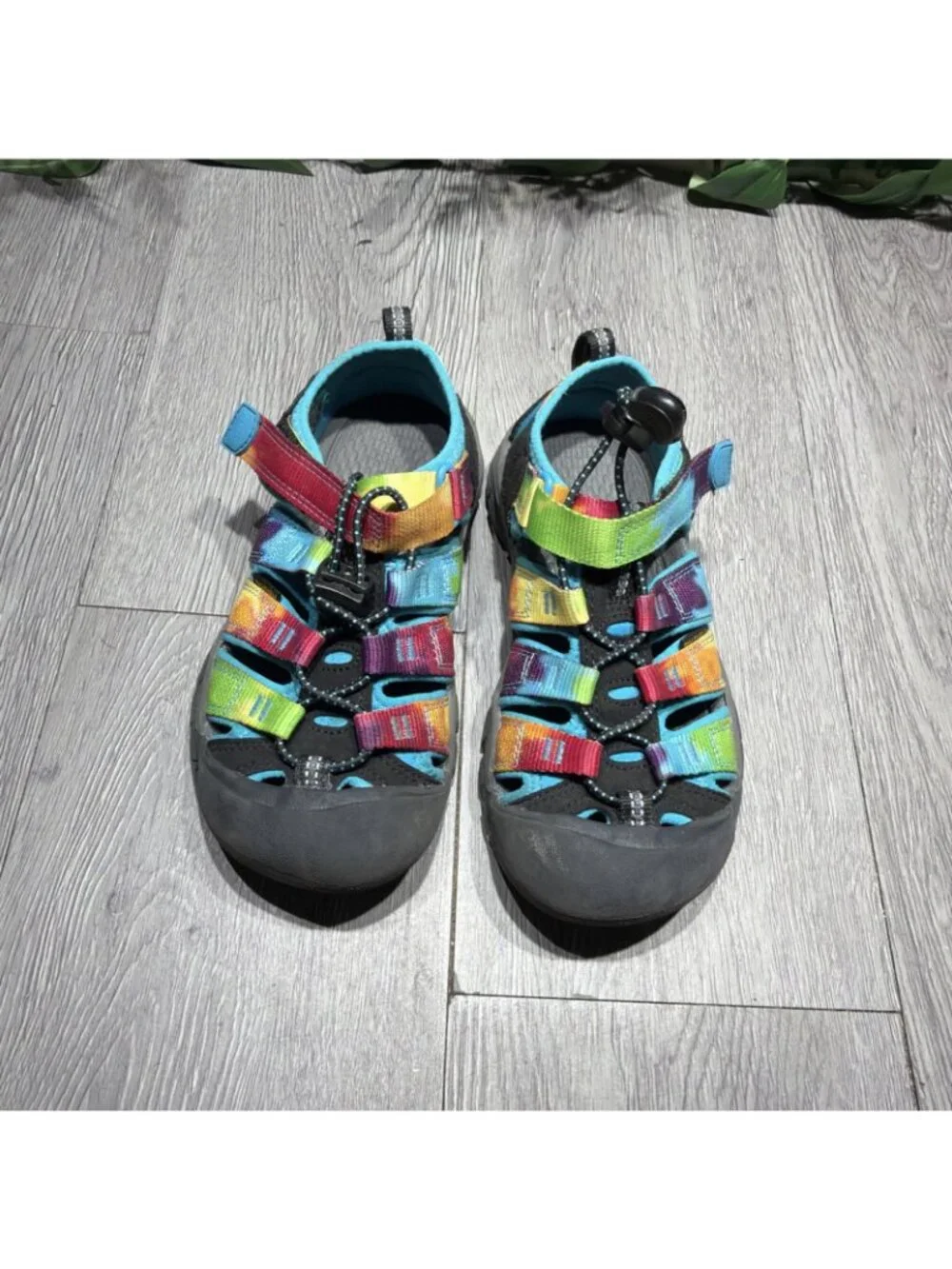 Keen Newport H2 II Size 1 Tie Dye  Washable Shoes Hiking Closed toe