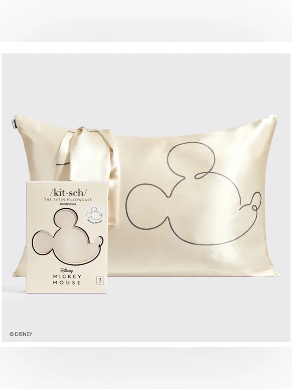 Kitsch satin pillowcase
