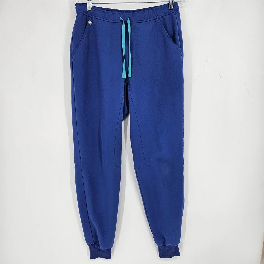 Figs Scrub Pants Mens Small Tansen Jogger Nurses Healthcare Uniforms Denim Blue