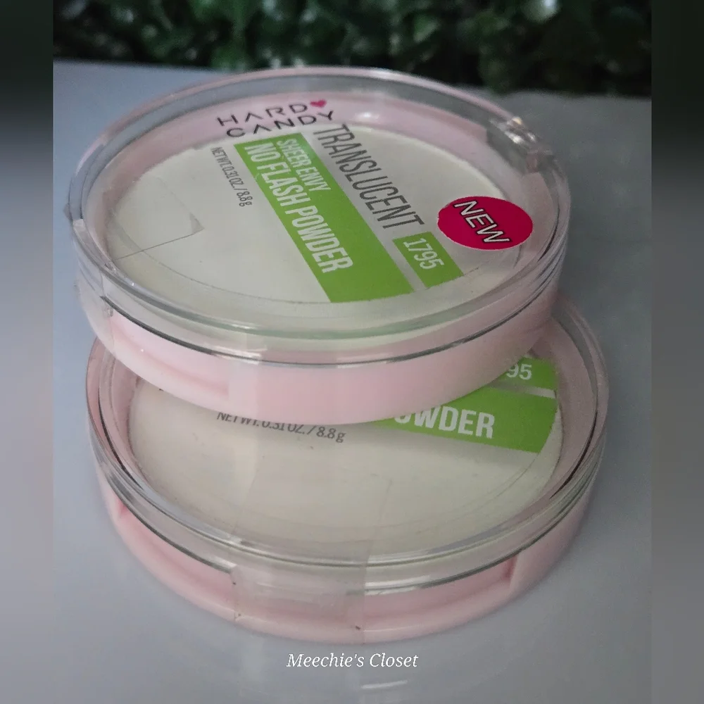 NEW HARD CANDY Two Translucent Sheer 1795 No flash powder 0.31oz Sealed X2