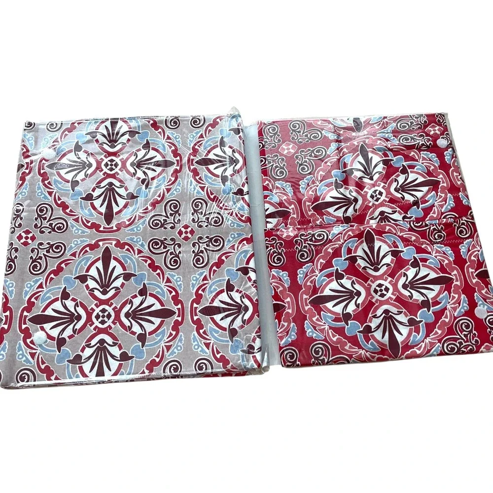 NEW Raymond 100% cotton Bed Sheet Set Preshrunk boho eclectic Moroccan medallion