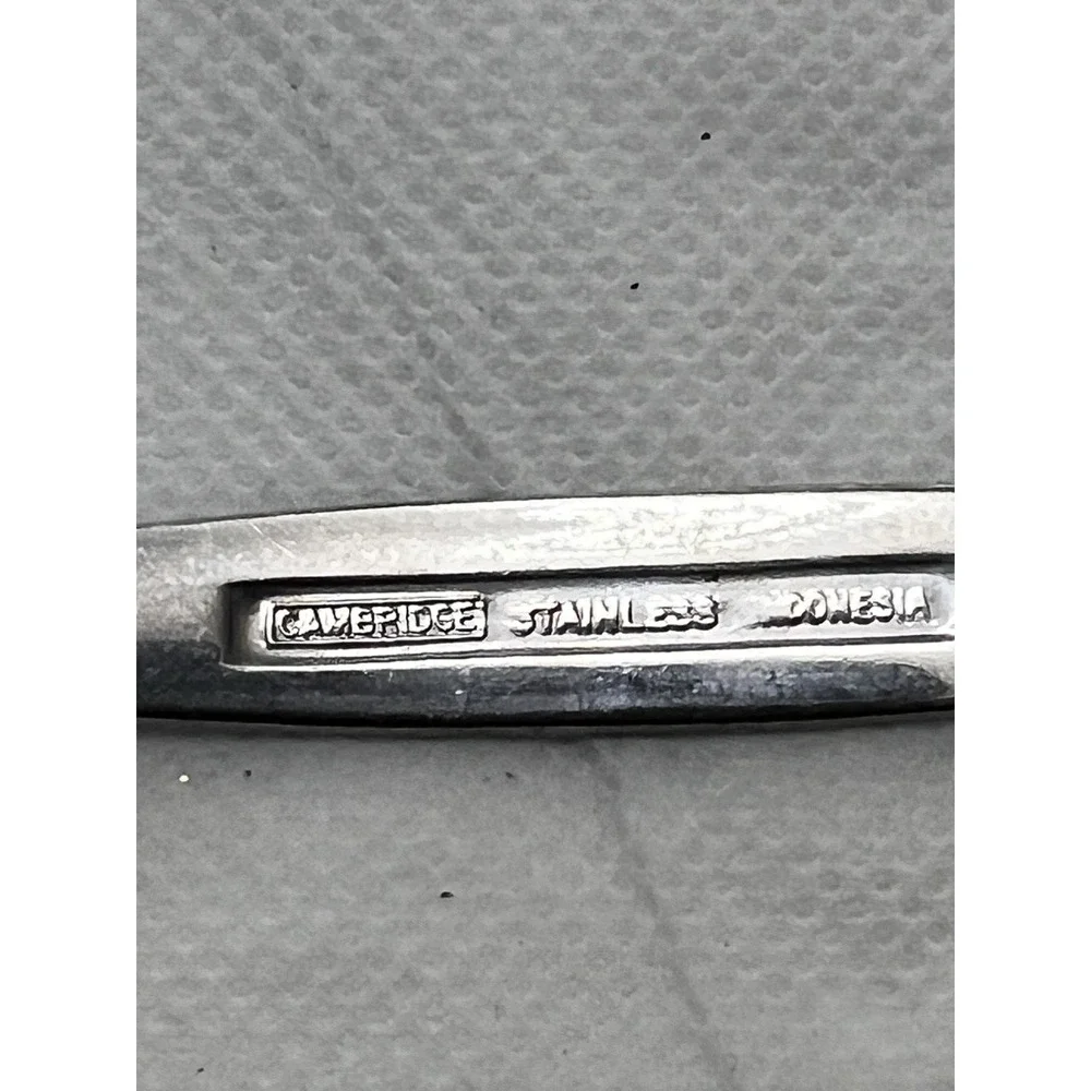Cambridge Vera Stainless Flatware 23 Pieces Set Forks Spoons Knife Silverware